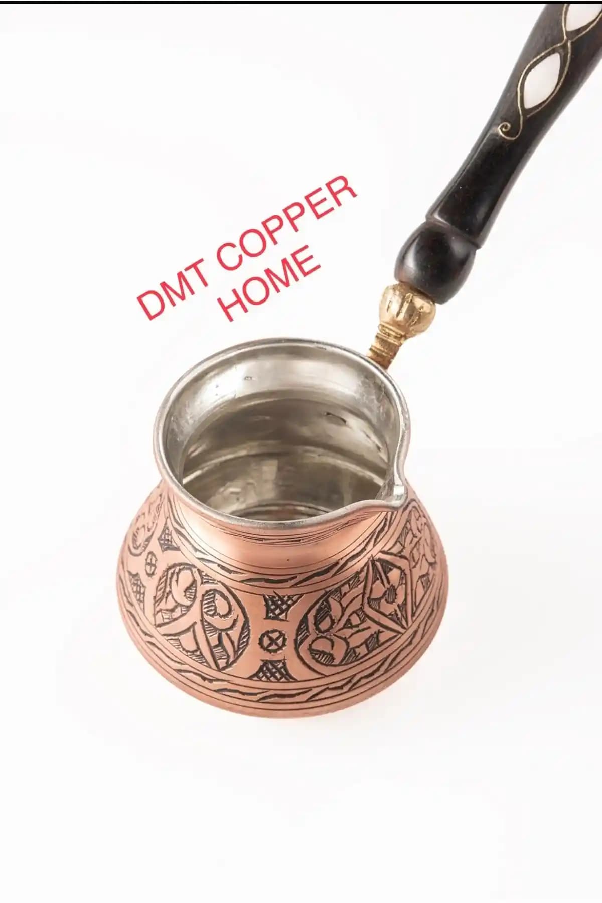 DMT COPPER HOME 6 Kişilik Türk Kahve Cezvesi Estetik ve Dayanıklı Tasarım