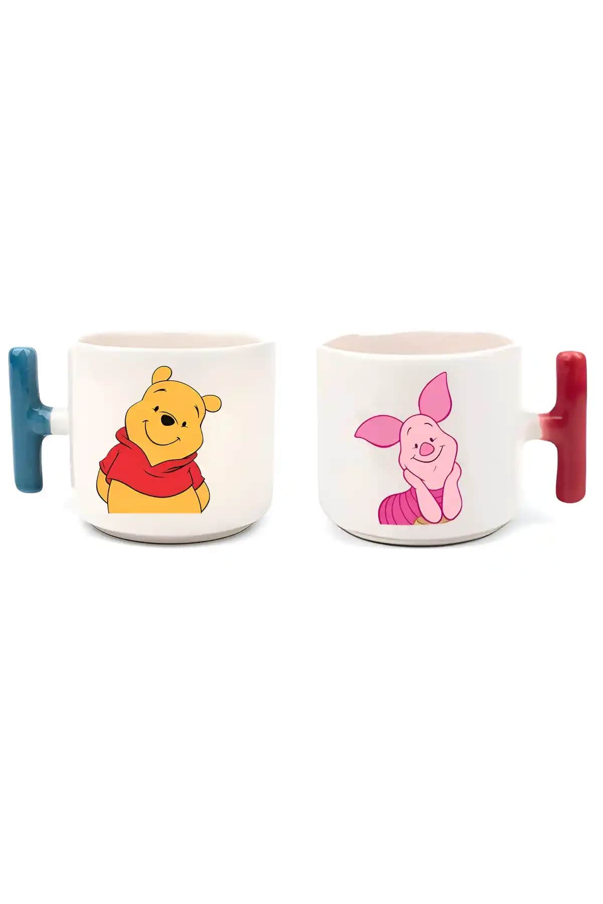 GünayStore Duble Türk Kahvesi Fincanı ve Espresso Pooh Tatlı İkili Seti