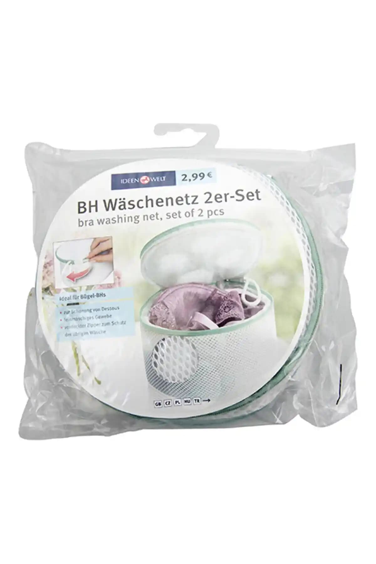 İdeen Welt Yeşil Beyaz 2'li İç Çamaşırı Filesi Seti Konfor ve Koruma Sağlar