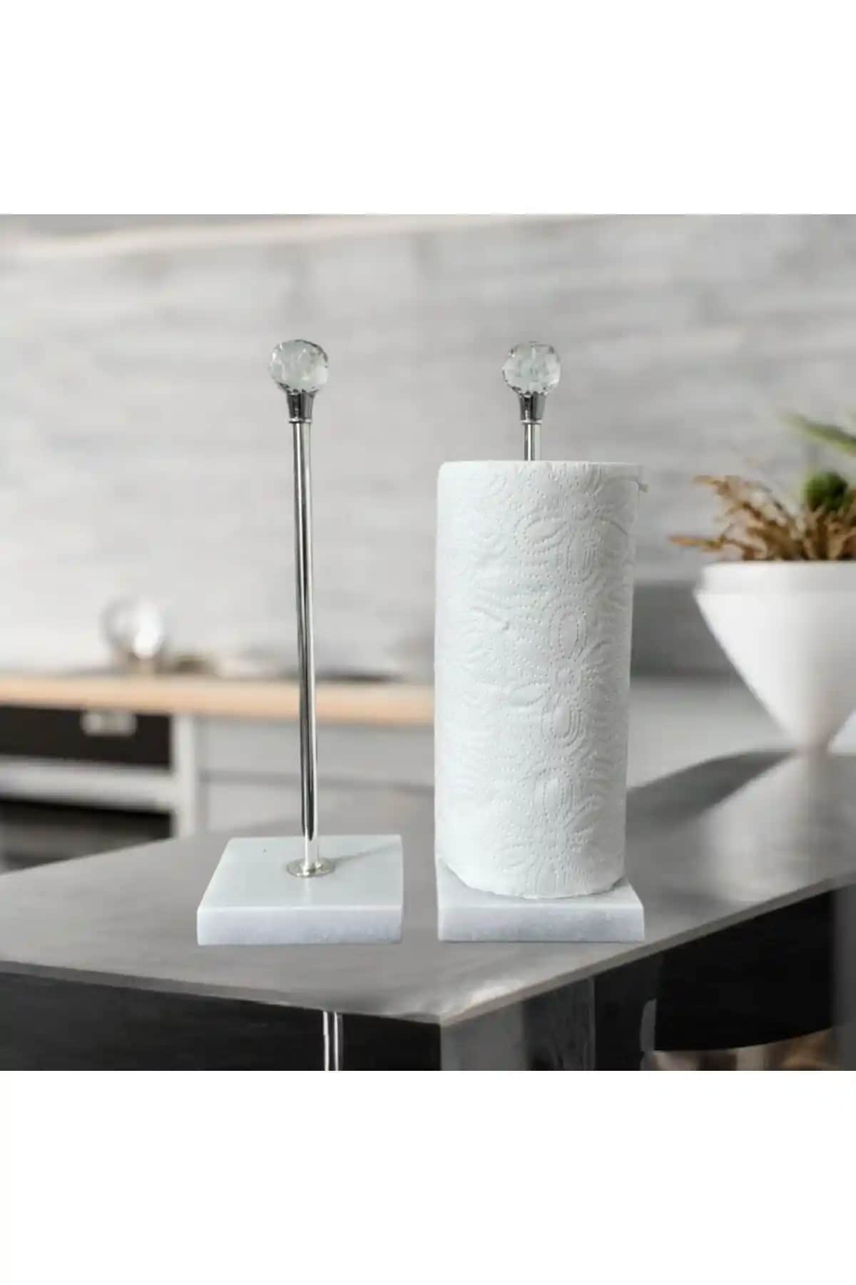 Mermer Kağıt Havluluk Kare Peçetelik Modern ve Dayanıklı Tasarım Özellikleri