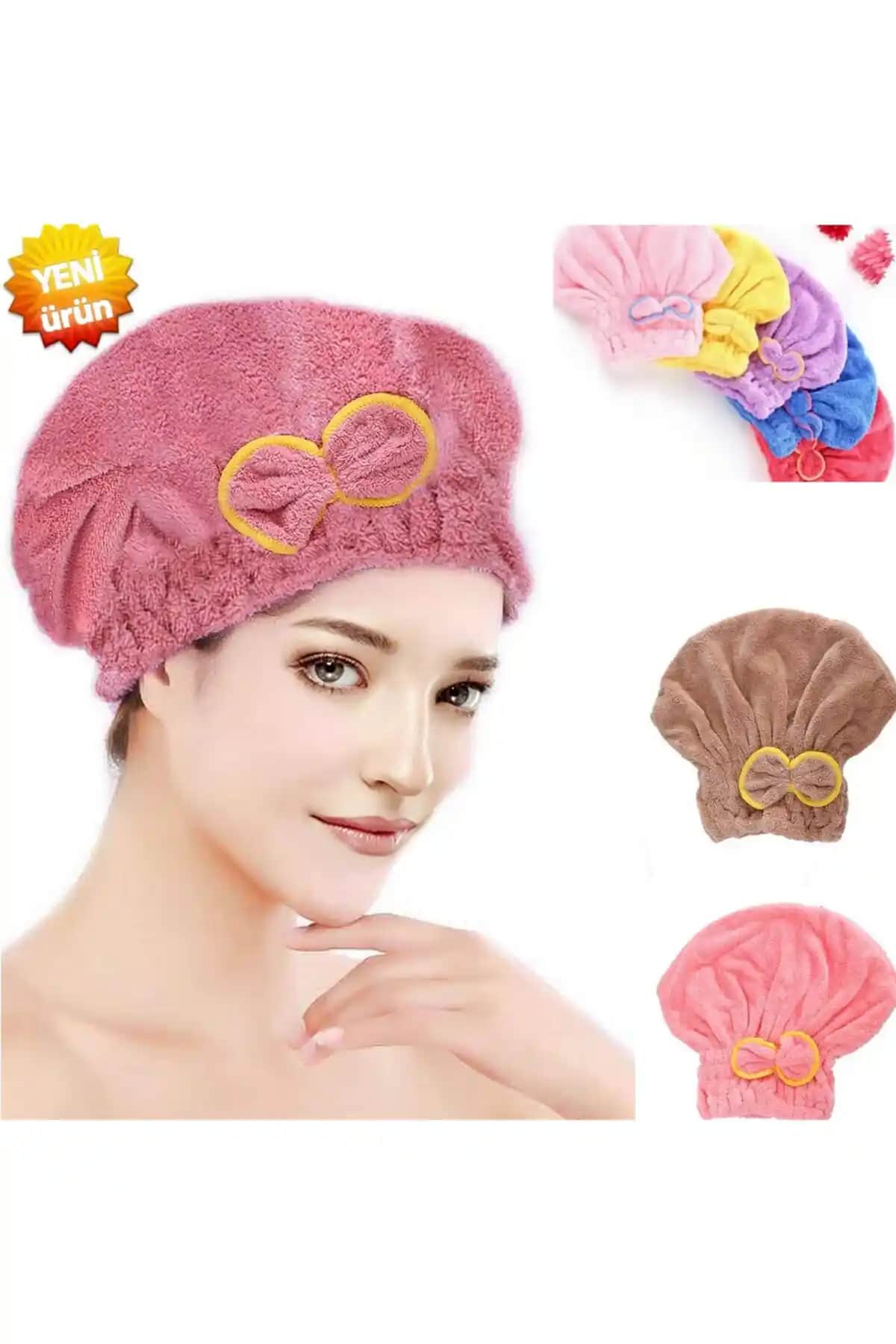 Mikrofiber Baş Havlusu ile Hızlı ve Çok Yönlü Saç Kurulama Çözümü