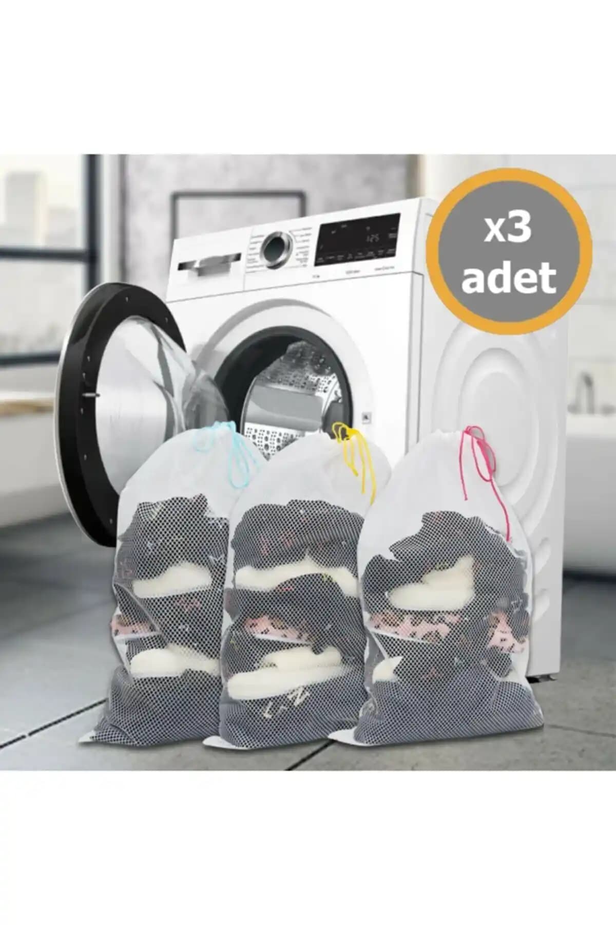 MorBebe Lüx Çamaşır Yıkama Filesi Seti: Dayanıklı ve Ekonomik Çözüm