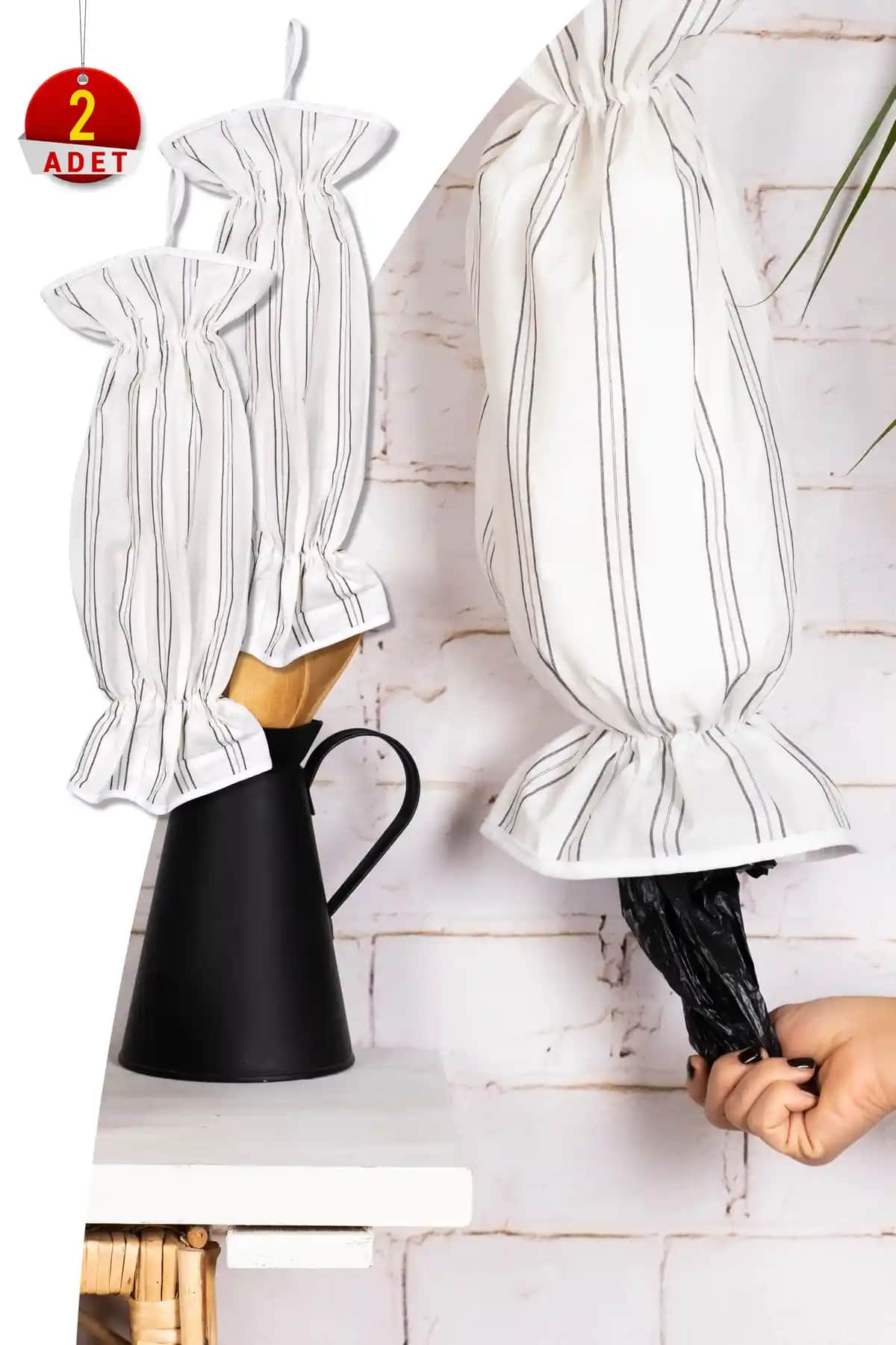 Morlay 2 Adet Poşetlik Organizer Şık ve Pratik Mutfak Düzeni Çözümü