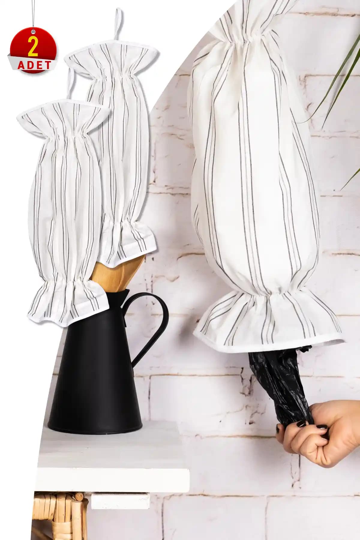 Morlay 2 Adet Poşetlik Organizer Şık ve Pratik Mutfak Düzeni Çözümü