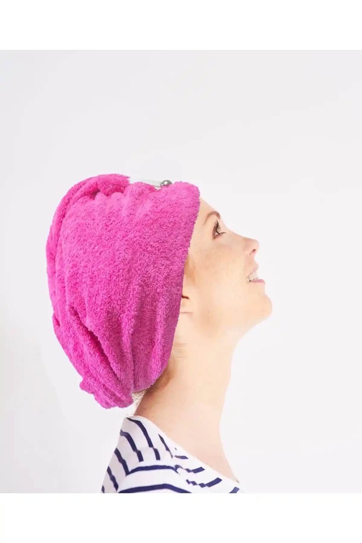 PIRILTI COLLECTION Bone Baş Havlu: Yüksek Emicilik ve Estetikle Konfor Sunar