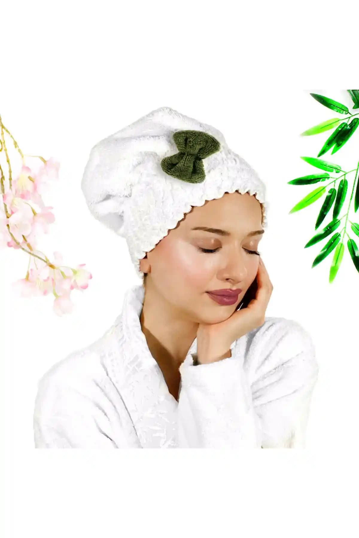 Saç Kurutma Havlusu: Doğal Pamuklu, Estetik ve Çok Yönlü Kullanım İçin Uygun