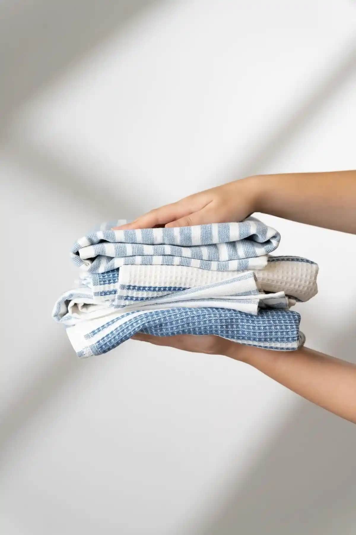 Soley Izay %100 Pamuk Mutfak Havlusu Seti 4'lü Geniş ve Dayanıklı Tasarım