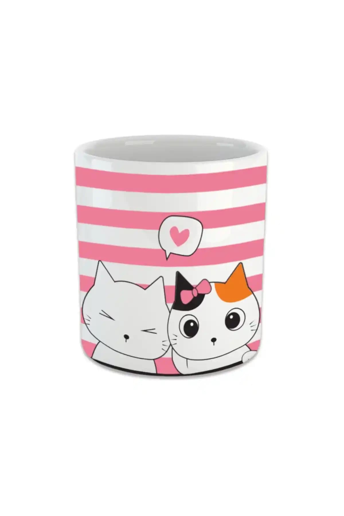 Vivas Kedili Patili Double Fincan Kulpsuz Espresso ve Türk Kahvesi Fincanı