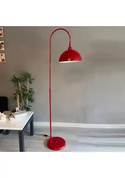 Bamyum Kırmızı Lambader: Modern Tasarım ve Fonksiyonel Aydınlatma Çözümü