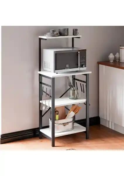 Ceramical MB1 Yükseklik Ayarlı Beyaz Mutfak Bangosu - Fonksiyonel ve Dayanıklı Tasarım