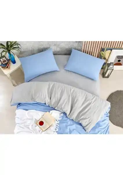 Ephemeris Çift Kişilik Polycotton Nevresim Takımı Mvi-Gri: Konfor ve Dayanıklılık İncelemesi