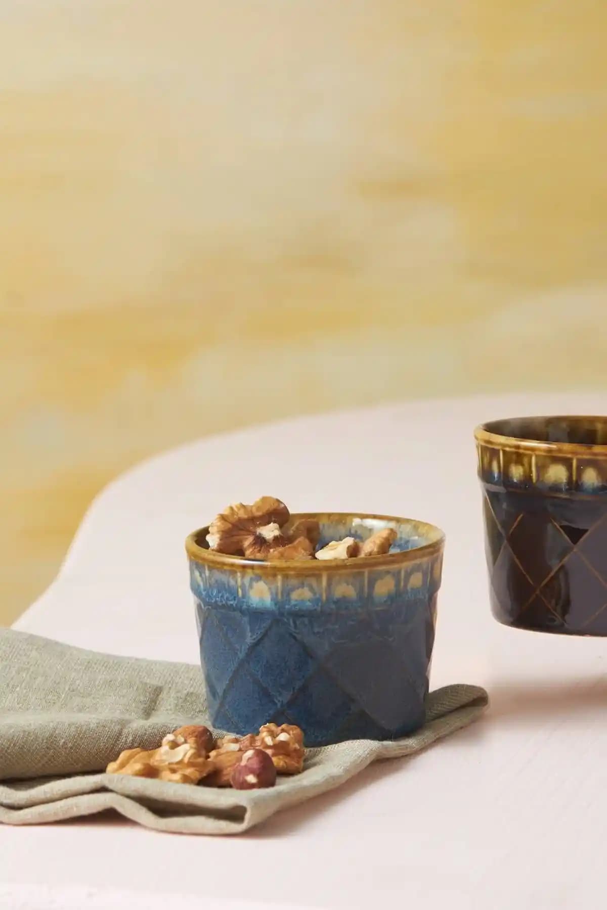 Karaca Jodi Tekli Çerezlik Dondurmalık 8 Cm Mavi: Şık ve Fonksiyonel Seramik Ürün