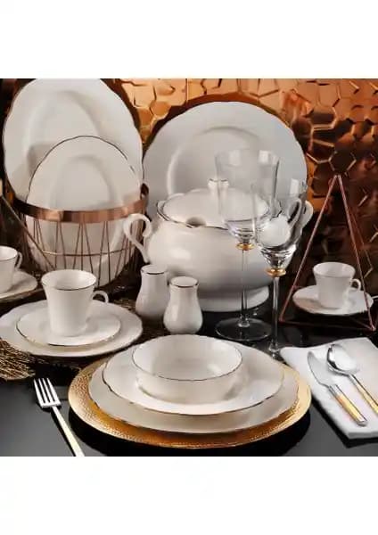 Kütahya Porselen Bone Olympos 83 Parça 12 Kişilik Zarif Yemek Takımı İncelemesi