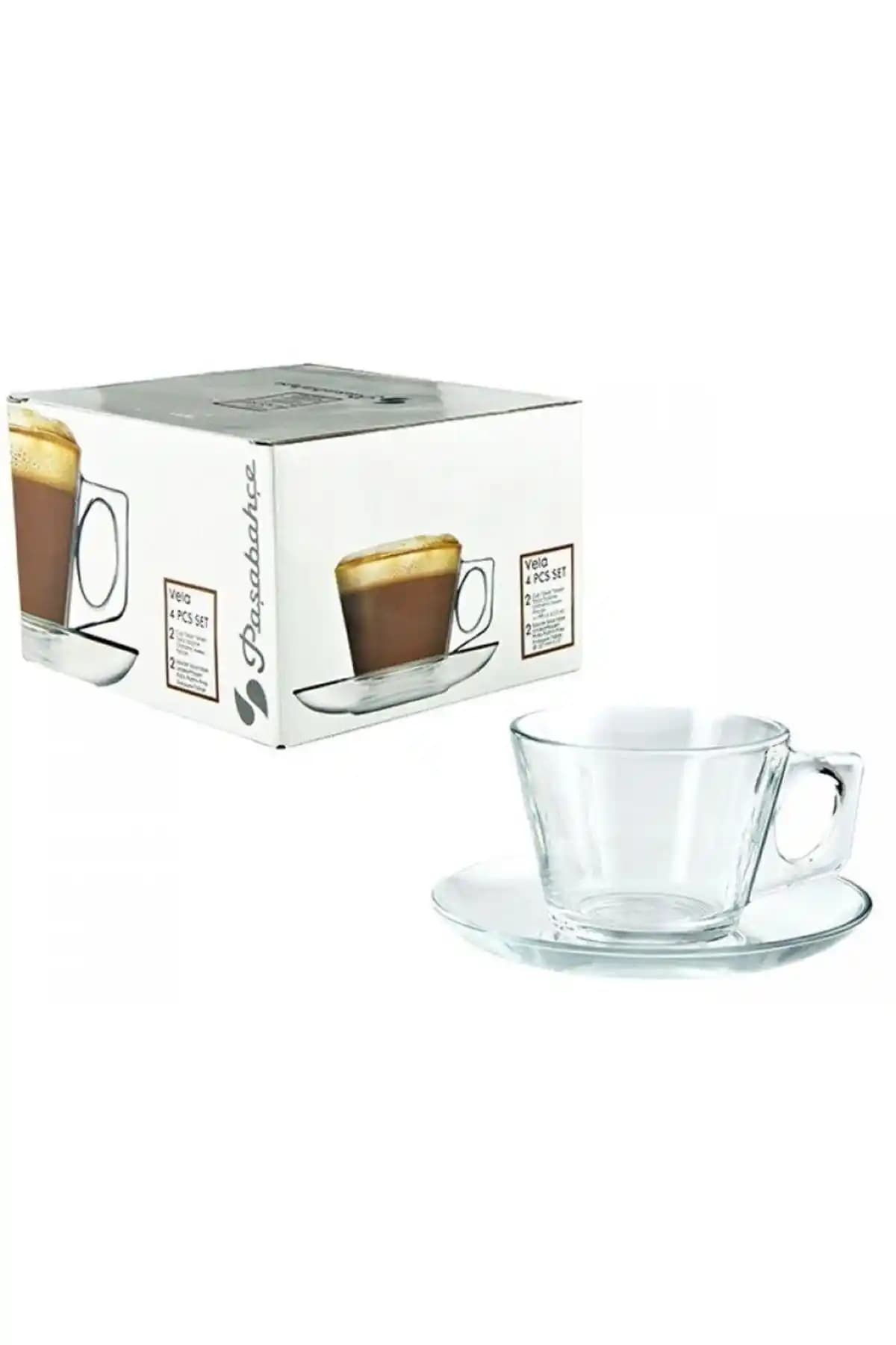 Paşabahçe 97302/02 Vela Fincan Takımı: Estetik ve Fonksiyonel 12 Parçalık Cam Set