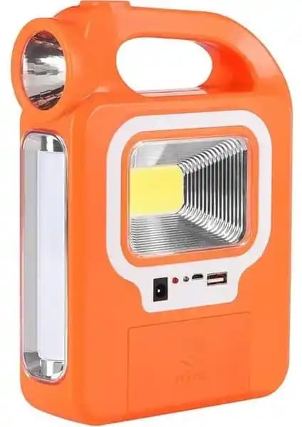 Powermaster HB-6399A Solar Ledli 3 Kademeli Işıldak Fener - Dayanıklı ve Çok Fonksiyonlu