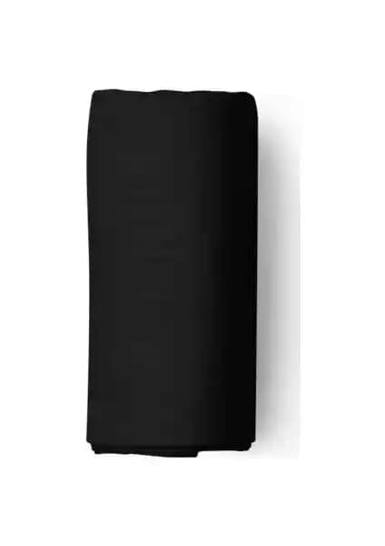 Şanlı Battal Boy Penye Lastikli Çarşaf 180x200 cm Siyah - Konforlu ve Dayanıklı Yatak Örtüsü