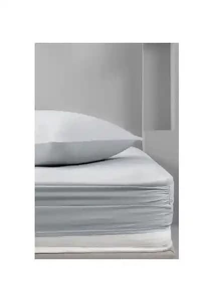 Yataş Bedding Noah Gri Lastikli Çarşaf 150x200 cm: Konforlu ve Dayanıklı Pamuklu Tasarım