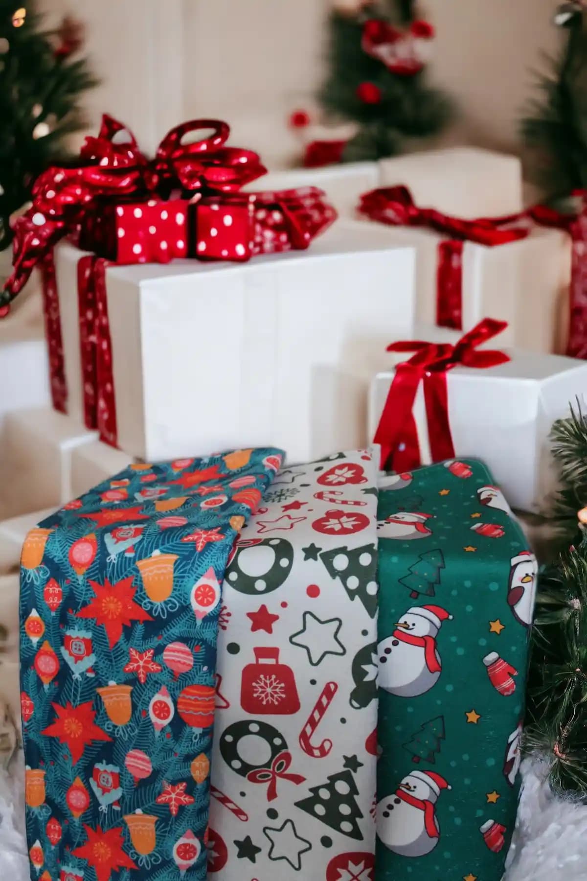 YORKADESIGN Yılbaşı Temalı Mikrofiber Mutfak Havlusu Seti 3'lü 50x30 cm