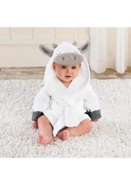 Zengin Home Kapüşonlu Çocuk Bornozu: Pamuklu, Konforlu ve Sevimli Tasarım