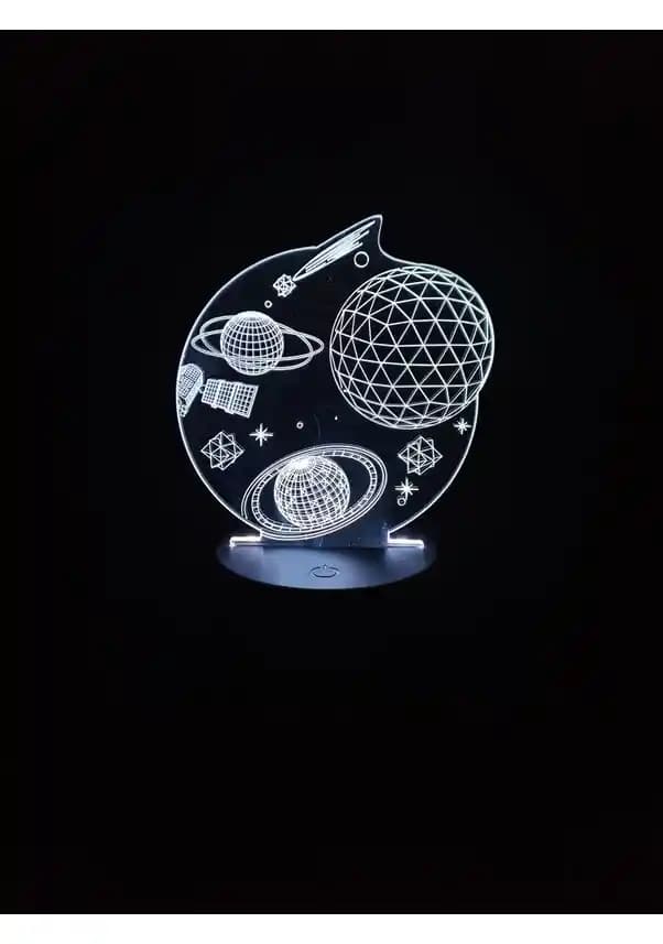 3D Gezegen Figürlü Dekoratif Ürünler ile İç Mekanlara Uzay Teması Katmanın Yolları