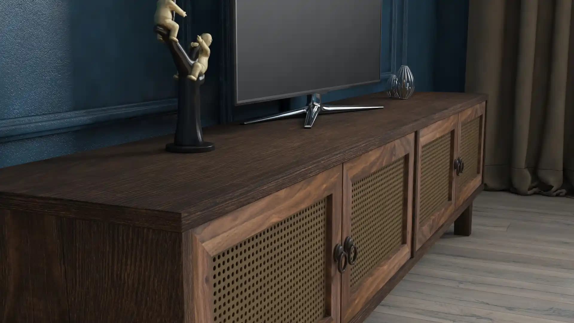 Antika TV Ünitesi Seçimi ve Dekorasyonda Zarafet ve Şıklık Yaratma Rehberi