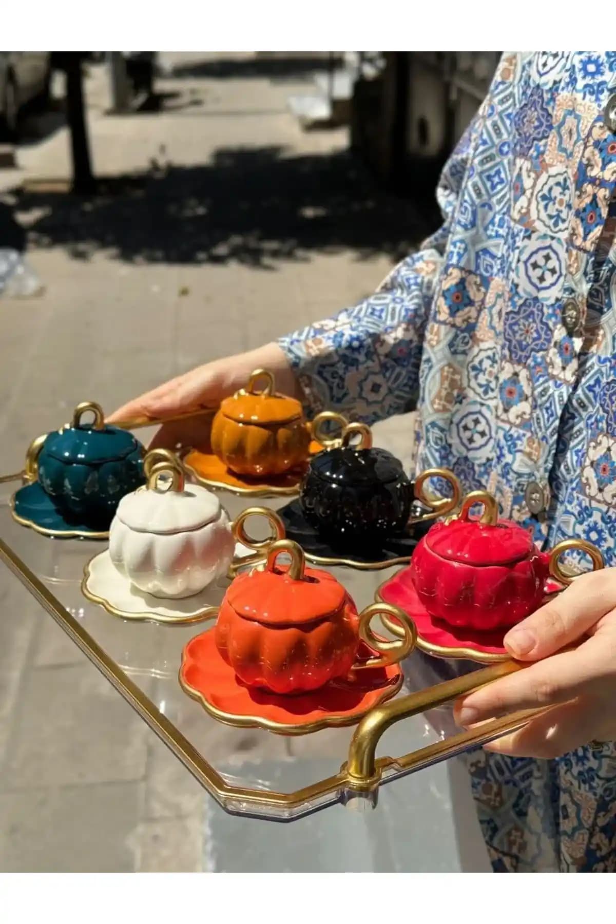 Balkabağı Fincan Setleri ile Ev Dekorasyonunda Sıcak ve Şık Dokunuşlar