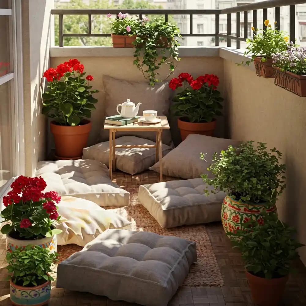 Balkon Dekorasyonunda Minder Seçimi ve Estetik Uyumun Önemi