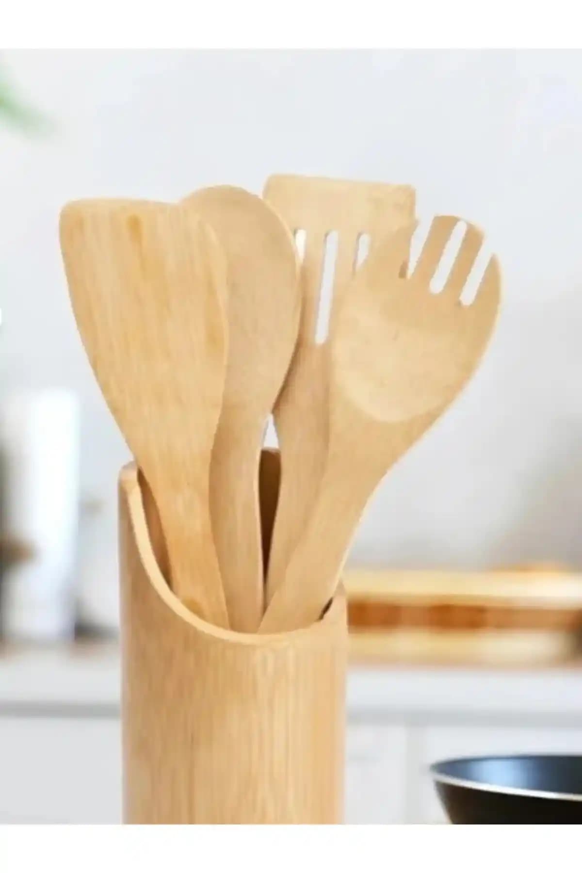 Bambu Kepçe Setleri: Doğal ve Estetik Mutfak Aksesuarları