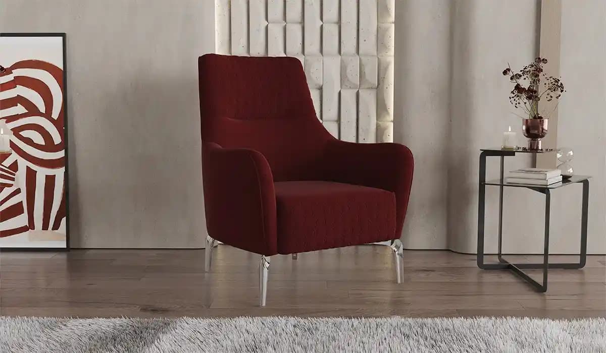 Bordo Berjerlerin Dekorasyonda Kullanımı ve Kombinasyon İpuçları