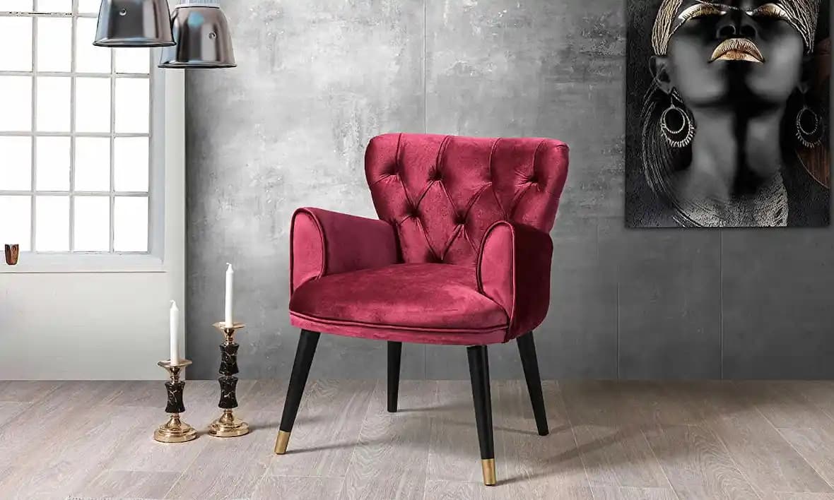 Bordo Renkli Salon Berjerleri: Estetik ve Konforun Buluşması İçin En İyi Seçenekler