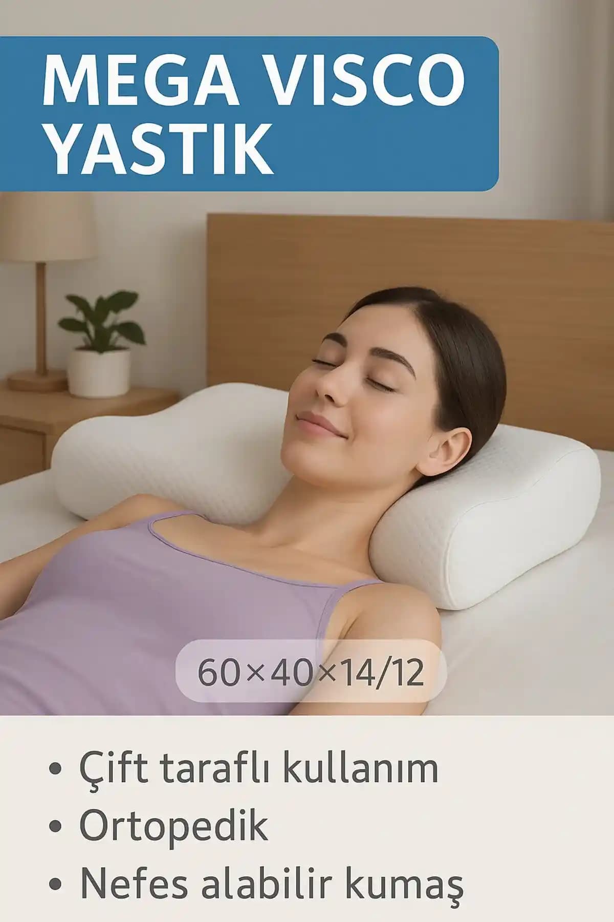 Boyun Destekli Visko Yastıklar ile Sağlıklı ve Konforlu Uyku Deneyimi
