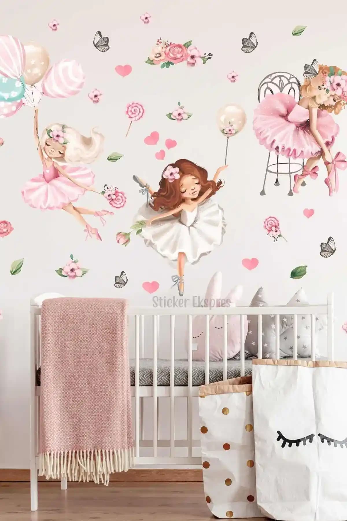 Çocuk Odası Dekorasyonunda Balerin Duvar Sticker Setleri: Estetik ve Pratik Çözüm