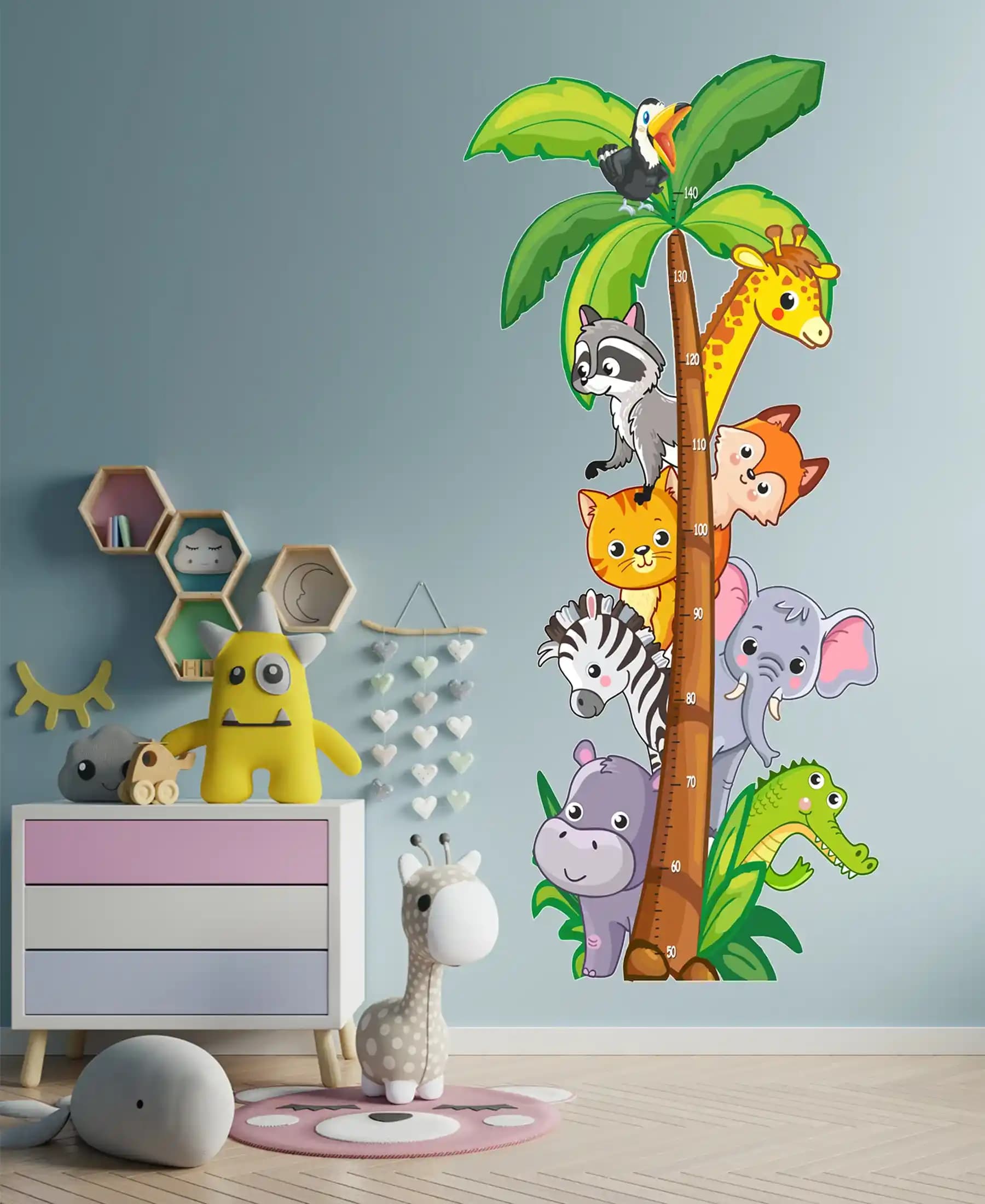 Çocuk Odası Dekorasyonunda Hayvan Temalı Duvar Sticker Setleri ve Dekorasyon İpuçları