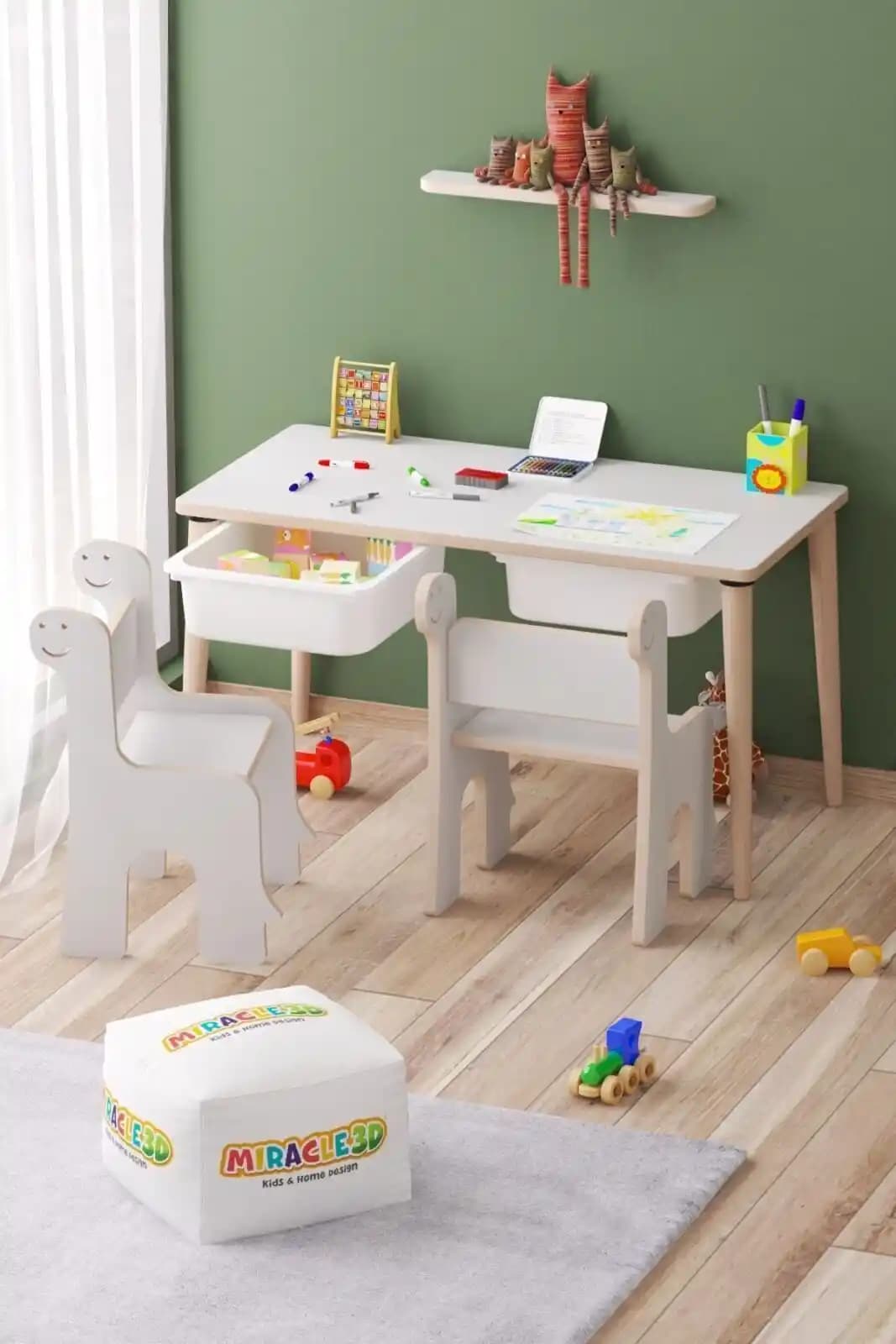 Çocuklar İçin Güvenli ve Ergonomik Çalışma Masaları Özellikleri ve Seçim İpuçları