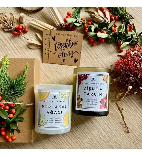 Doğal ve Organik Kokulu Mum Setleri ile Ev Dekorasyonunda Sağlıklı Dokunuşlar