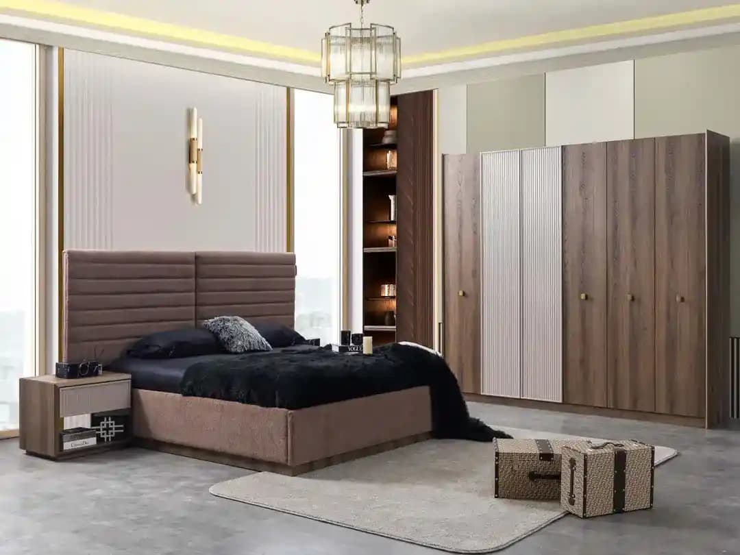 Erkek Yatak Odasında Şıklık ve Konforun Modern Tasarım İle Buluşması