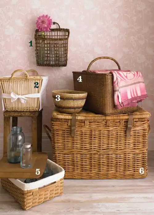 Ev Dekorasyonunda Kullanılan Kare Sepetlerle Modern ve Şık Düzenleme Yöntemleri