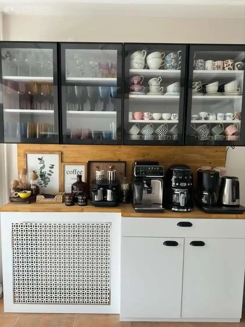 Ev Mutfağı Çay Kahve Köşesi Mobilyası: Fonksiyonellik ve Estetiğin Uyumuyla Tasarım