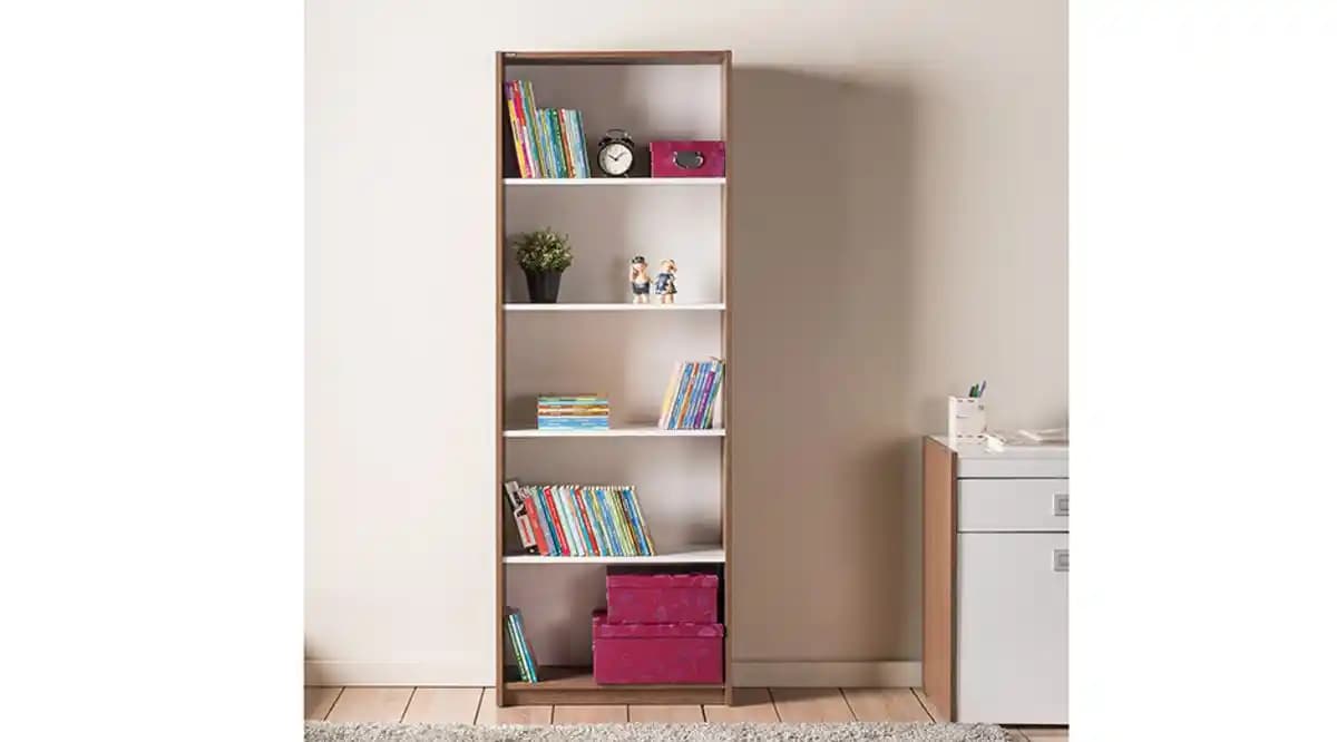 Gaga Mobilya'nın Modern 5 Raflı Kitaplığı: Estetik ve Fonksiyonellik Sunan Tasarım