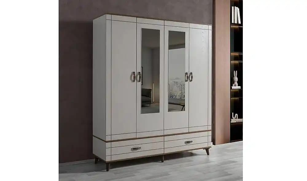 Geniş İç Hacimli 4 Kapılı Gardrop Seçenekleri ve Kullanım İpuçları