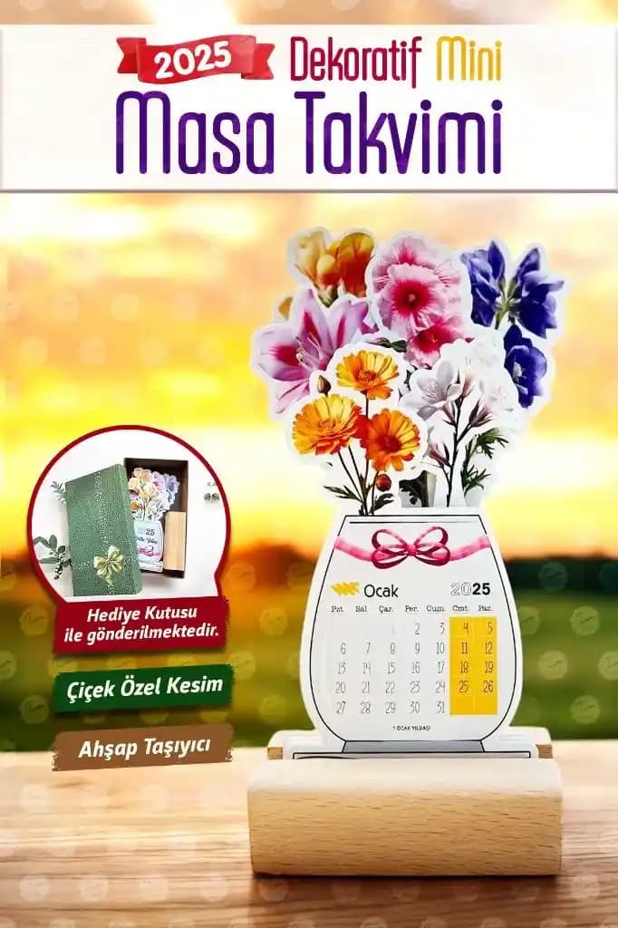 Hediye Takvimi Dekorasyonlu ve Özel Tasarım ile Evinize Estetik Katın
