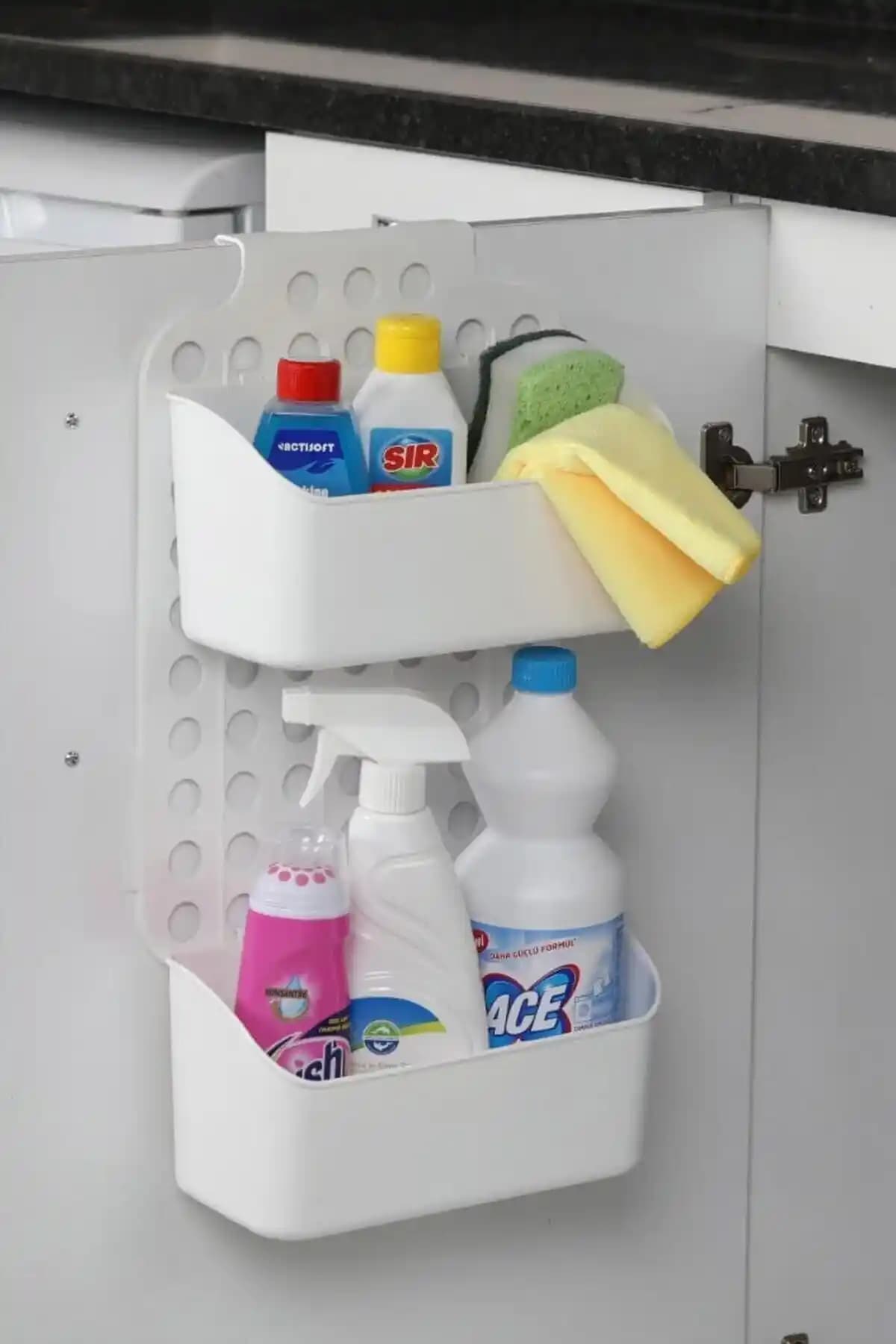 İki Katlı Ayarlanabilir Askılı Düzenleyici ile Ev ve Ofis Organizasyonunu Geliştirin