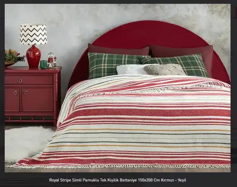 Kırmızı Battaniyenin Dekorasyonda Canlandırıcı ve Şık Kullanım İpuçları