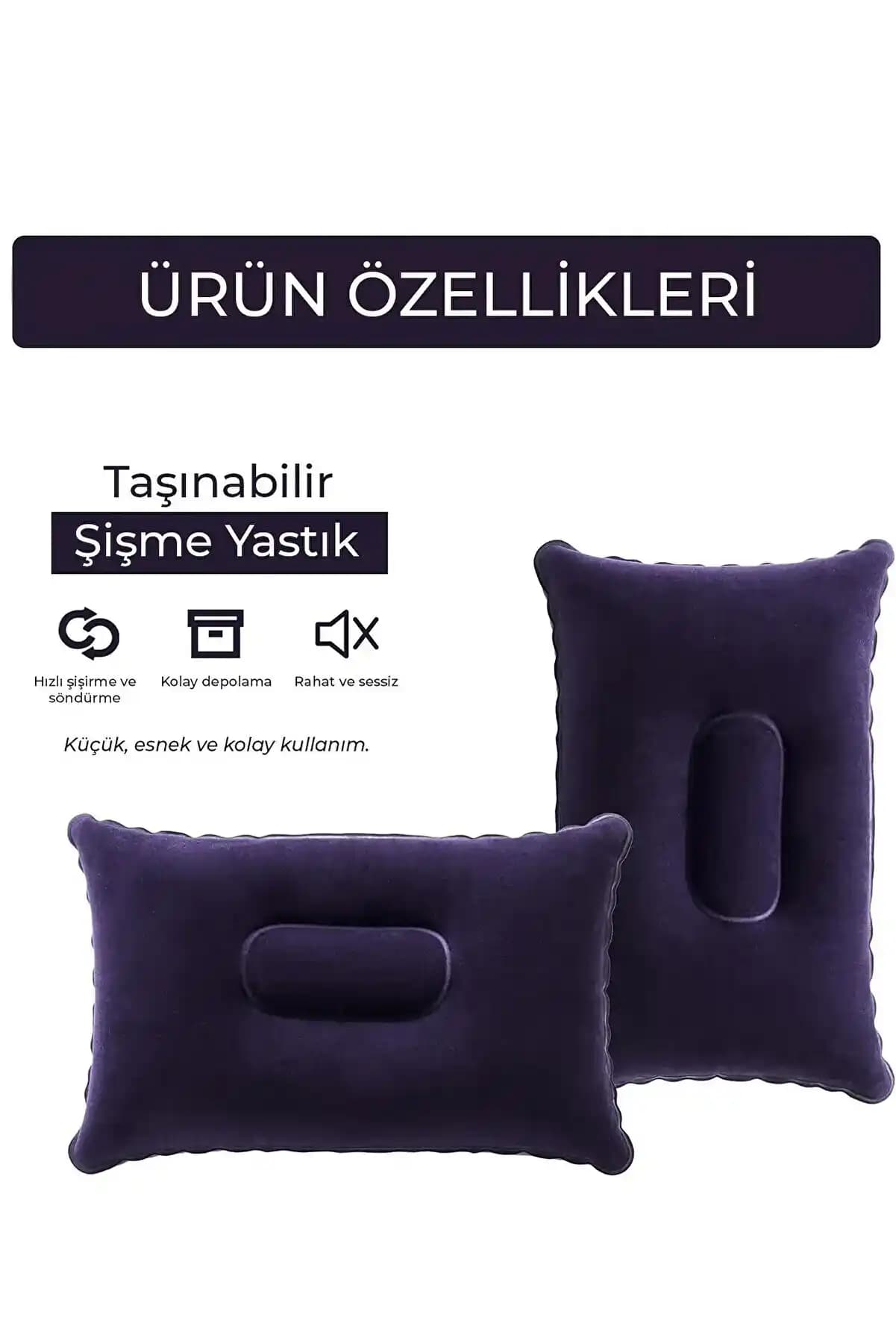 Magic Water Kadife Kaplı Kamp Yastığı Konfor ve Estetiği Bir Arada Sunar