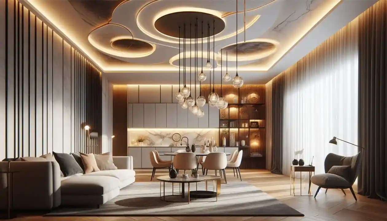 Modern aydınlatma iskeletleriyle ev dekorasyonunda şıklık ve fonksiyonellik sağlama