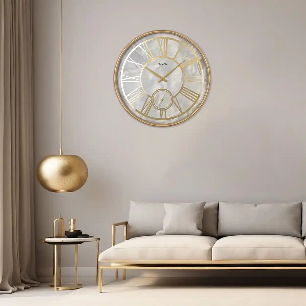 Modern Duvar Saatleri ve Altın Renk Alternatifleri Dekorasyonda Zarif Seçenekler