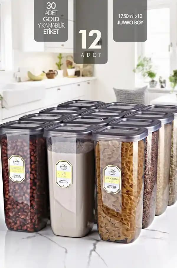 Modern Mutfaklar İçin İşlevsel ve Estetik Erzak Kapları Çeşitleri ve Trendleri