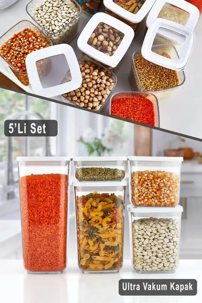 Modern Mutfaklar İçin Vakum Kapaklı Saklama Kapları: Dayanıklı ve Pratik Çözümler