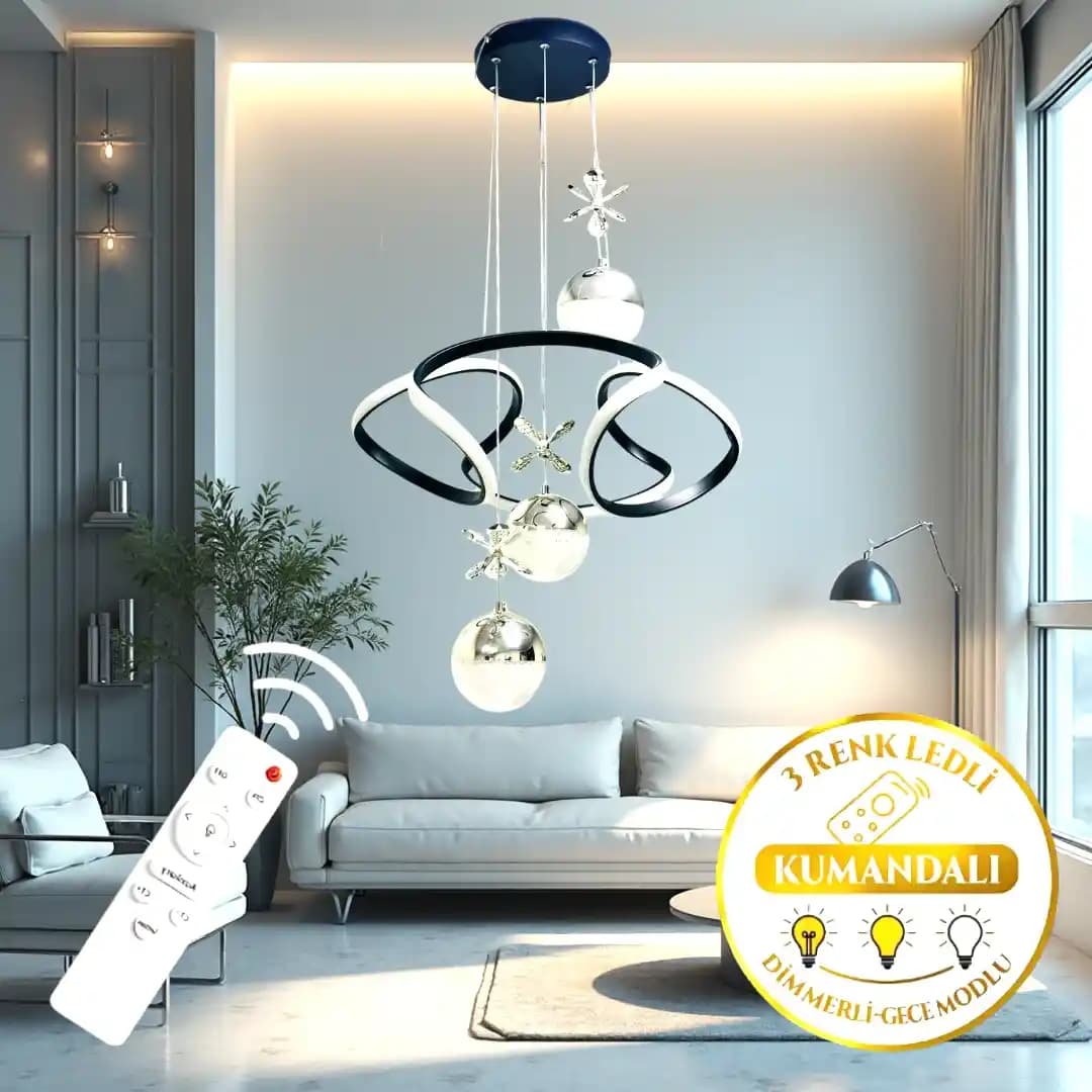 Modern Salon Dekorasyonunda LED Avize Seçenekleri ve Tasarım İpuçları