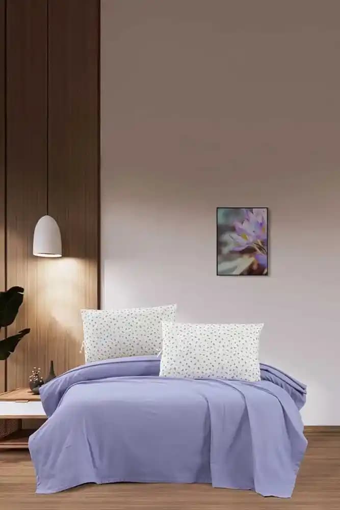 Mor Pike Takımlarıyla Yatak Odası Dekorasyonunda Zarafetin Anahtarı